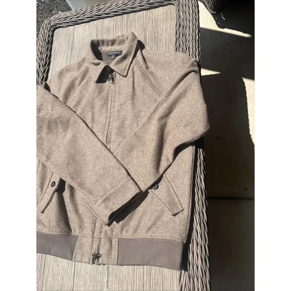 Banana Republic Melton light weight Men's Zip Jacket - Classic Casual